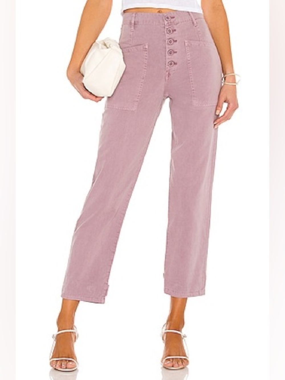Pistola Tammy High Rise Trousers from Revolve in Lilac Dust Size 25